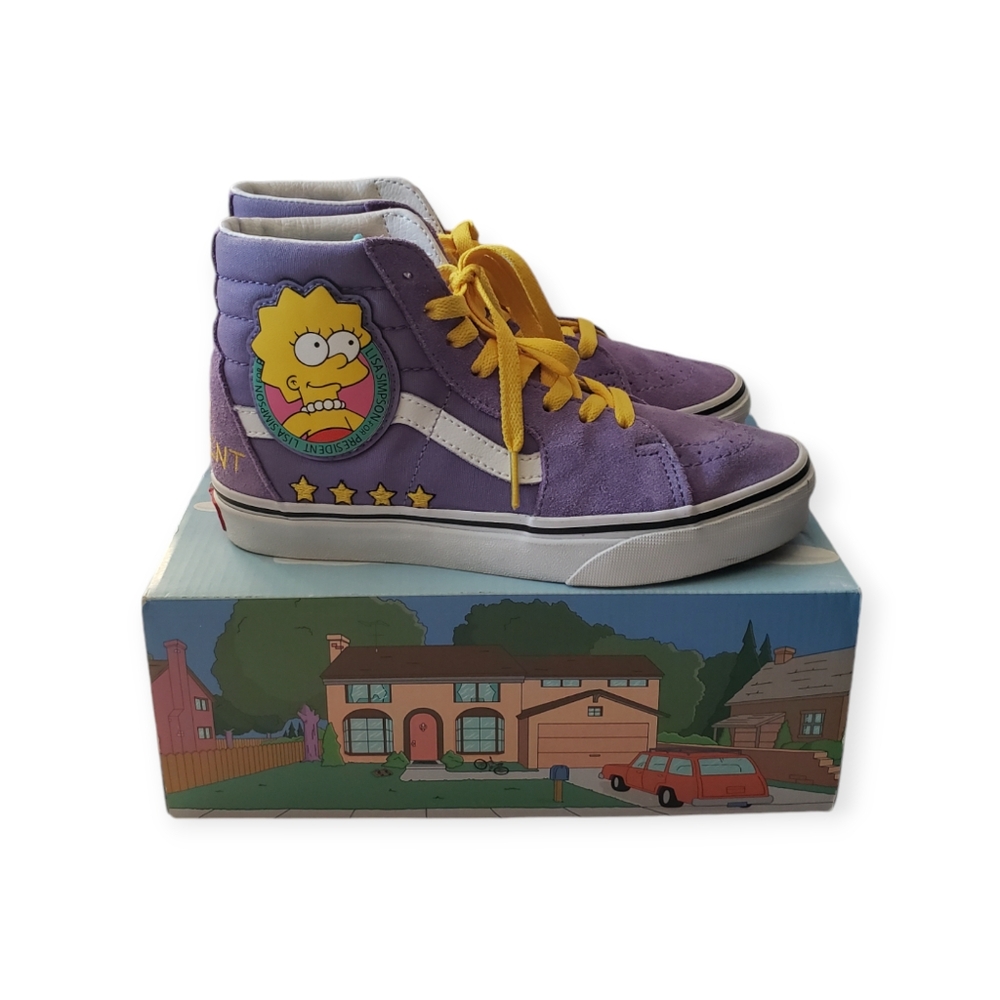 Vans x The Simpsons Sk8-Hi ‘Lisa 4 President  Sneakers - Picture 2 of 6